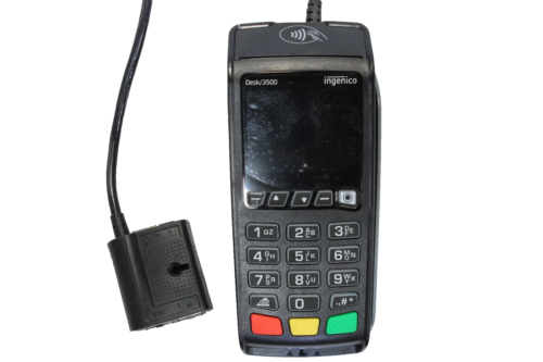 Ingenico Desk/3500 Black Handheld Ethernet Color Display Credit Card Terminal - Picture 4 of 8