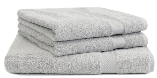 Lot 3 Serviettes Sauna XXL 100x200 Cm 100% Coton 400g/m² - Dresden Beige Sable, Ultra Douces & Absorbantes