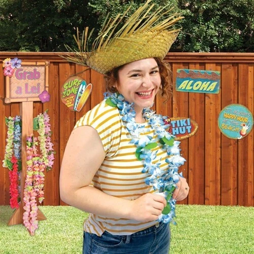 Sombrero de paja Beachcomber talla adulto se adapta a la mayoría Foto 4 de 4