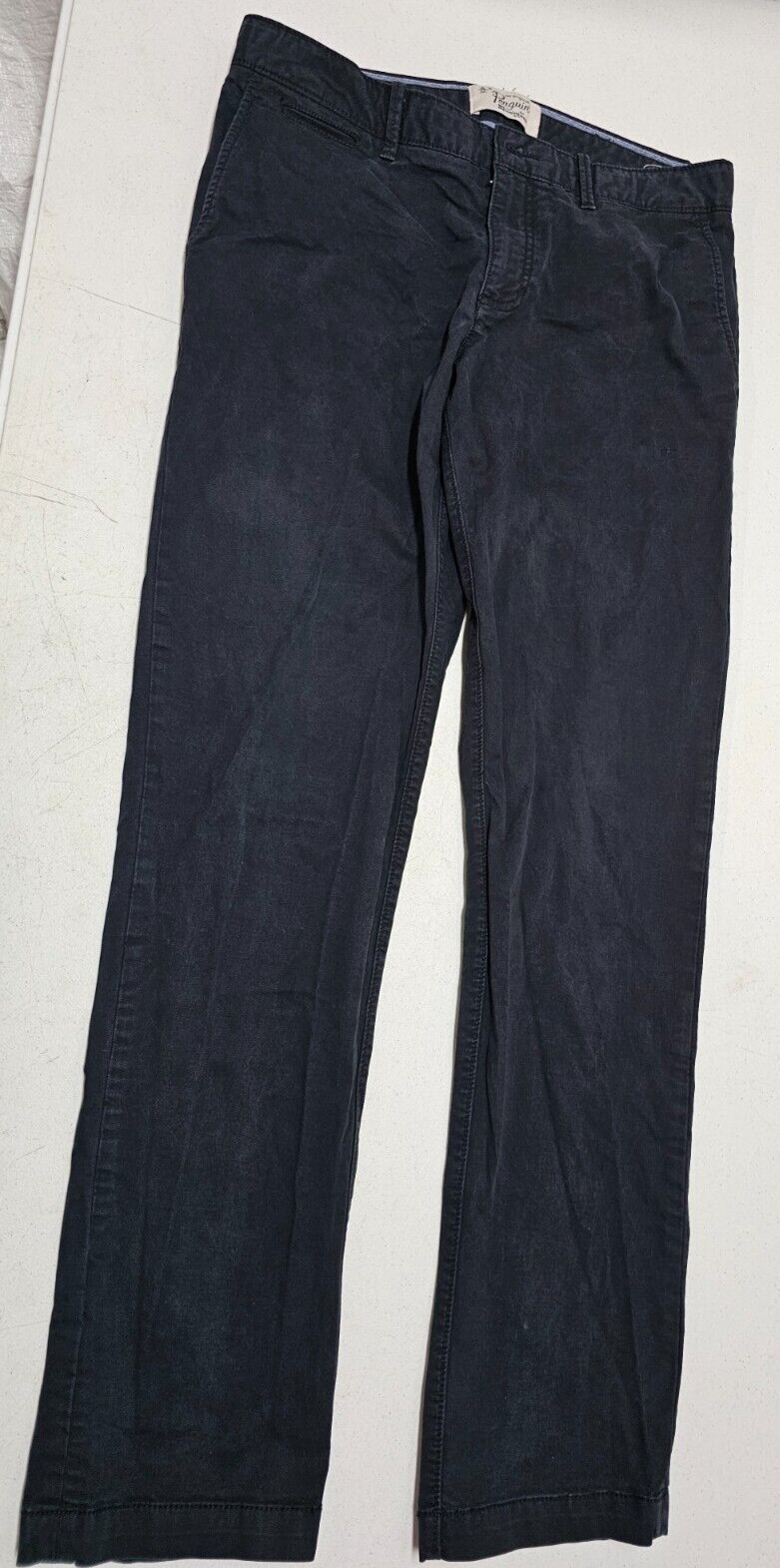 S Size 32x32 Blue Slim Pants Jeans - Missing Button
