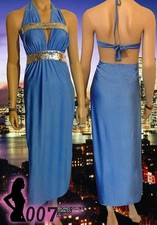 STUNNING 007 Sexy Bond Girl 'Diamante' Diva Look Evening Dress ~ New