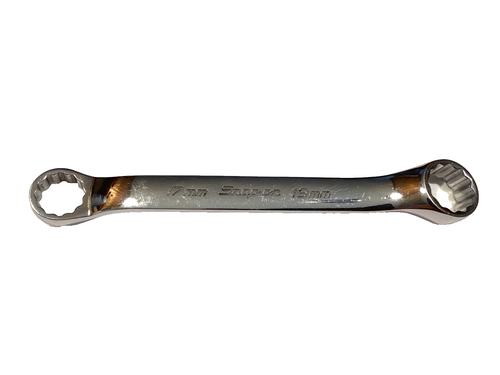 Snap On 17MM x 19MM 12 Point Metric Short 10° Offset Box Wrench XSM1719A NICE