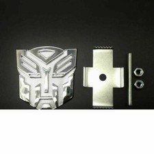 New 3d Metal Transformers Autobot Grill Badge Chrome For All Car Front Emblem