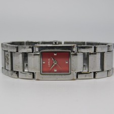 LORUS LR0721 Silver Tone Quartz Analog Women's Watch Sz. 5 1/2" New Battery