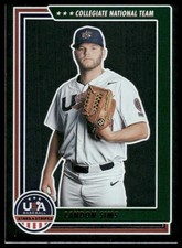 2022 Panini Stars & Stripes USA Baseball #28 Landon Sims Longevity (Retail Base)