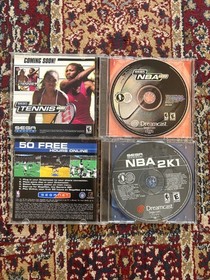Sega Dreamcast 8 Game Sports Lot NFL NBA NHL UFC CIB Tested