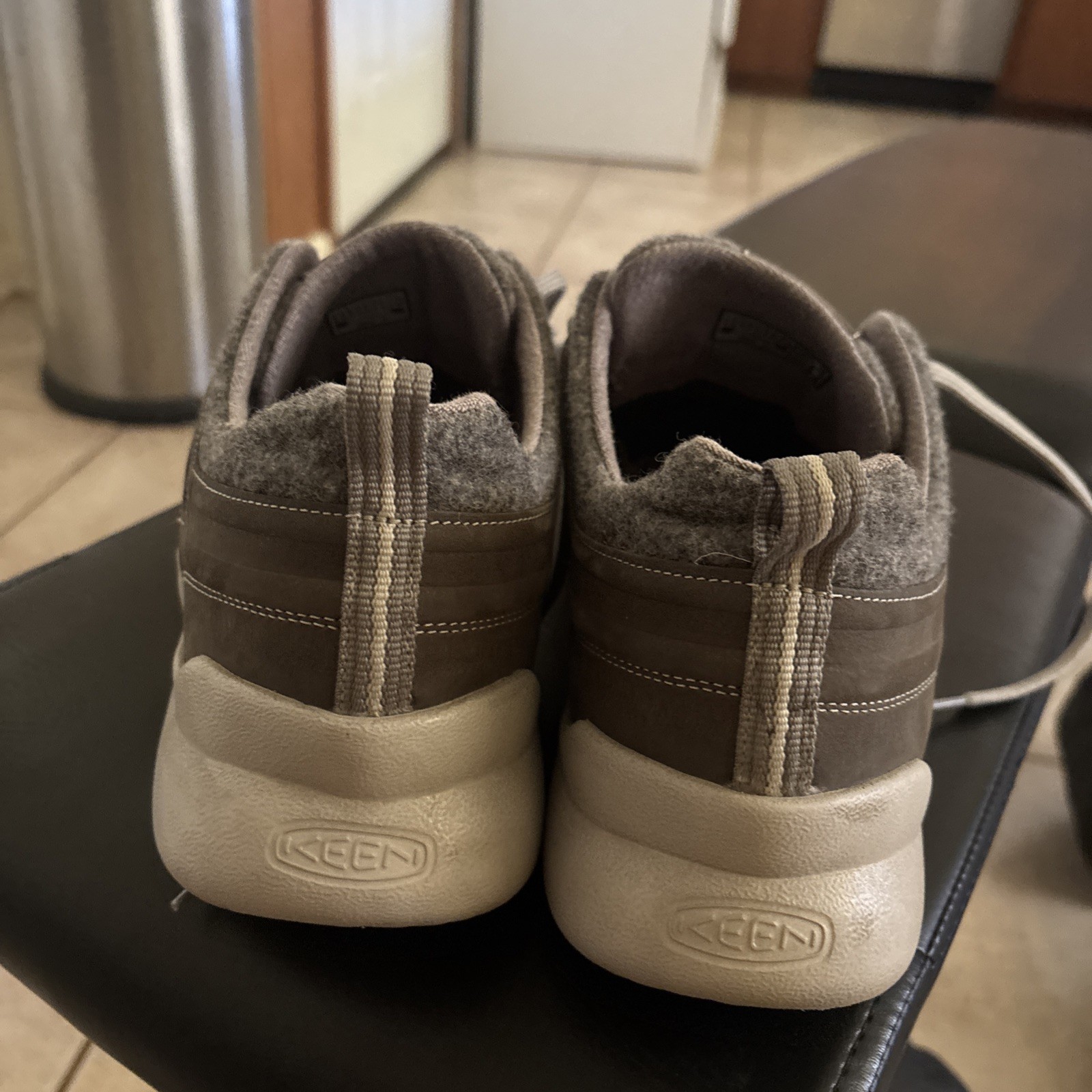 Sneakers Keen Uomo Taglia 13 Highland Arway Acciaio Grigio Lana Drizzle Casual