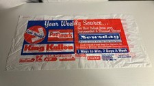 Vintage Newsday Newspaper Plastic Bag Caldor Pathmark King Kullen Free Shipping! Vintage Newsday Newspaper Plastic Bag Caldor Pathmark King Kullen Free Shipping!