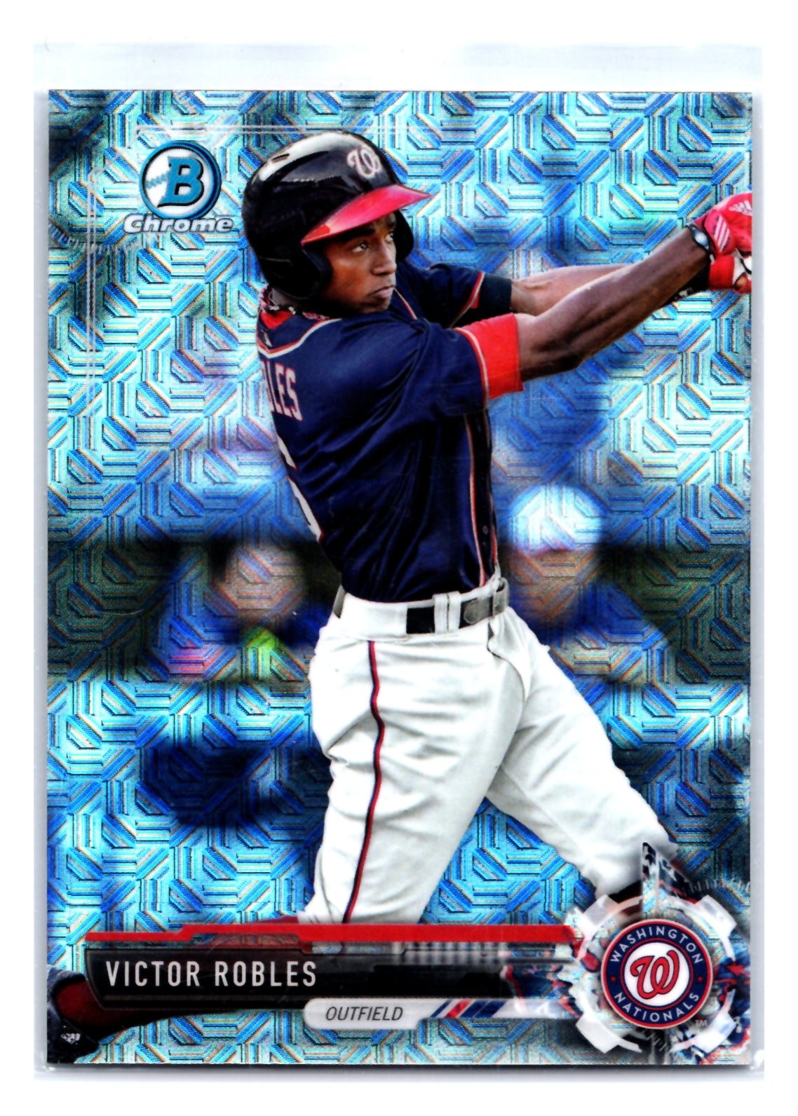 Victor Robles 2017 Bowman Chrome Prospects Mojo #BCP73 Washington Nationals