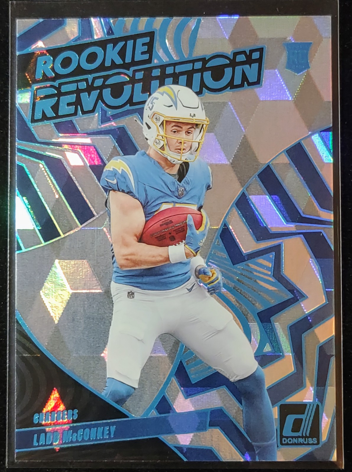 2024 Panini Donruss - Cubic SP Rookie Revolution #4 Ladd McConkey /50 Chargers