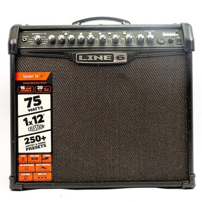 Line 6 Spider IV 75 75W 1x12 Guitar Modeling Combo Amplifier w/ Celestion