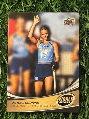 2026 UD World of Sports Vol 2 Sietske Bruning #34 North Carolina Field Hockey