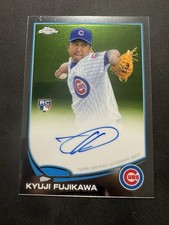 Kyuji Fujikawa 2013 Topps Chrome Auto Rookie Card. rookie card picture