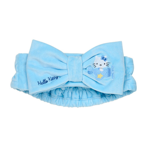 Hello Kitty Headband Ribbon Light Blue Fluffy cute kawaii Sanrio Japan Hairband