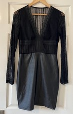 Dress Size 12 Black Bodycon Party wear Shein