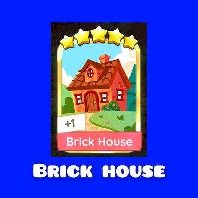 1 x Brick House 5  - Golden Blitz - Mono_Poly_Go (FAST)
