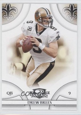 2008 Donruss Threads Drew Brees #77 1j01
