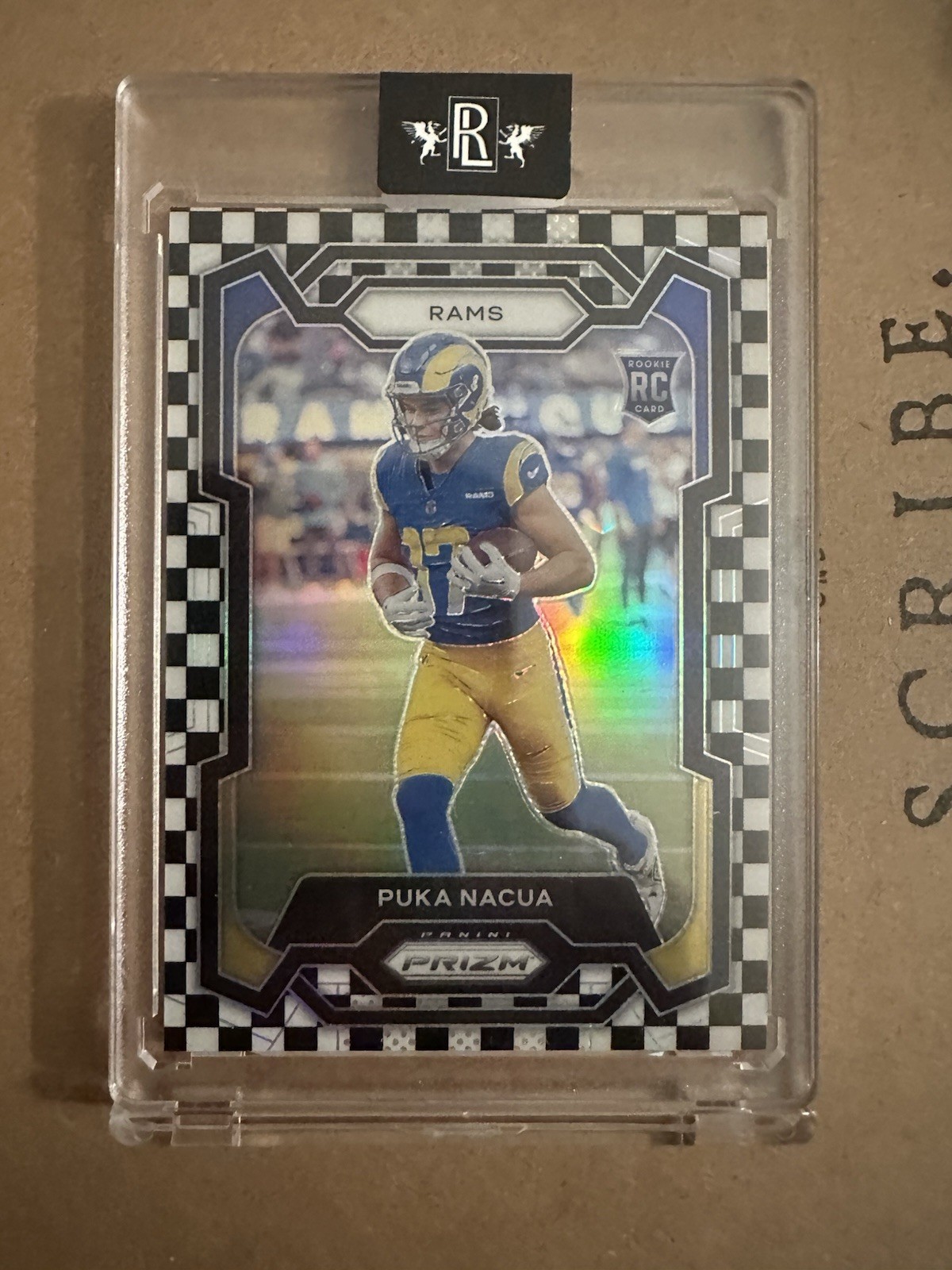 2023 Panini Prizm - Rookies Puka Nacua #357 Black & White Checker Prizm (RC)