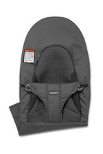 Babybj rn Fabric Seat for Bouncer, Dark Gray, Woven/Jersey, Tri-Fabric  Spare B