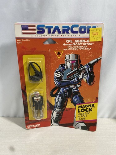 MATTEL COLECO STARCOM Rare figure magna lock Capt SECRET European