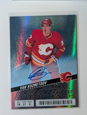 2024 UD Credentials Yan Kuznetsov Debut Ticket Access Auto /199 RC #143