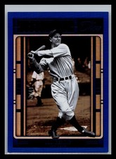 2025 Panini Three and Two #L-LGG Lou Gehrig Legendary Blue #/49