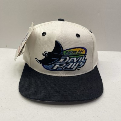 Vintage 90s Logo Athletic Tampa Bay Devil Rays Snapback Hat MLB