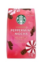 Starbucks Peppermint Mocha Flavored Light Roast Ground Coffee - 11oz