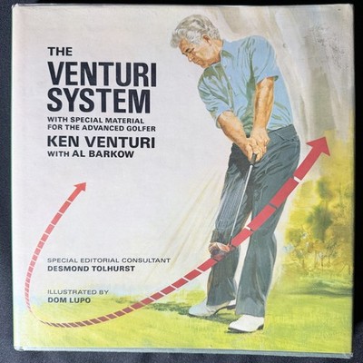 The Venturi System for advanced golfer 1985 HC/DJ 1st Ed/2nd Prt Ken Venturi VG+