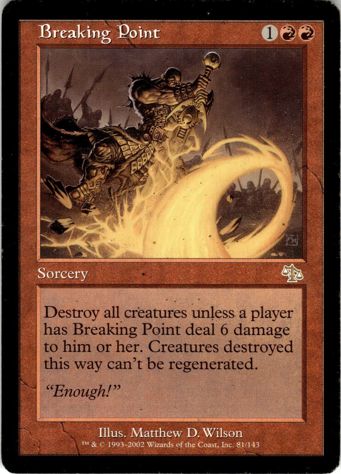Magic Breaking Point Judgment 81 Near Mint