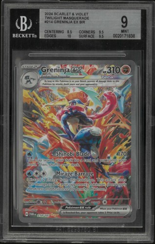 Greninja ex graded BGS 9 for sale on eBay