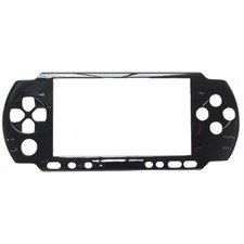 Front Housing Compatible With SONY PSP 3000 3004 Black Slim Replacement
