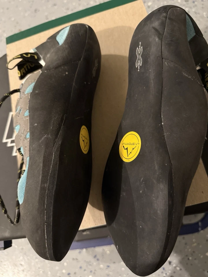 Zapatos de escalada La Sportiva Tarantulace verde azulado/gris talla 7 EE. UU. | Gran agarre Foto 4 de 4