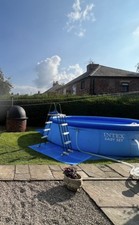 Intex 15ft Round Pool, 48” Deep with Loads of Extras