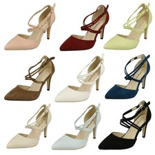 Anne Michelle Ladies Pointed Court Shoes