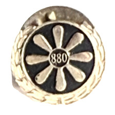 RARE VINTAGE ROUND GENERAL DYNAMICS CONVAIR 880 AVIATION LAPEL PIN PINBACK