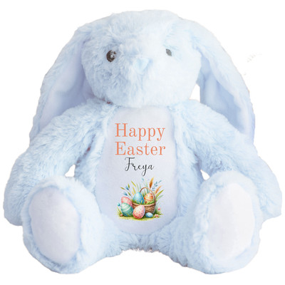 Personalisierter Frohe Ostern Hase mit Namen Stofftier Hase Baby Erinnerung Andenken Peter