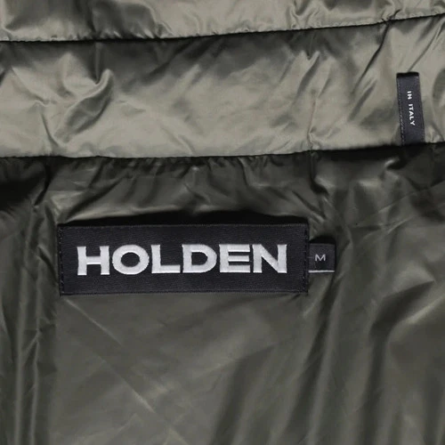 HOLDEN Mens Green Parka Coat Softshell Stand Up Collar Zip Closure M RRP 800 image 8