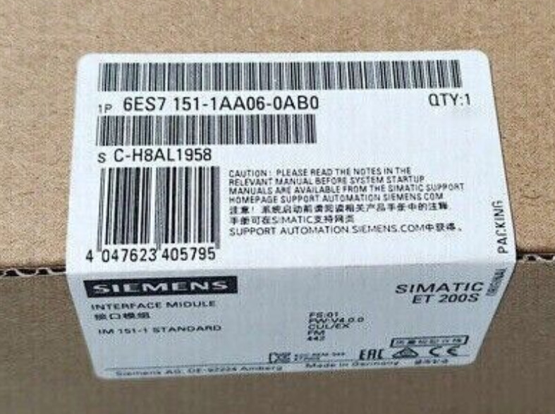 1PC NEW Siemens 6ES7151-1AA06-0AB0 Communication Module Expedited Shipping