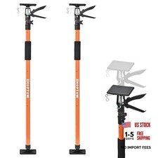Adjustable Support Pole - Cabinet Jack, Drywall Lift, 45"-114" 45"-114" 2PC