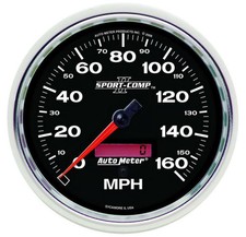 Autometer 3689 Sport-comp Ii Speedometer 5 160 Mph Electric Programmable