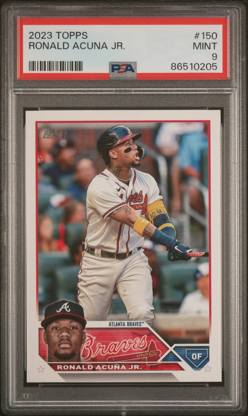 2023 TOPPS #150 RONALD ACUNA JR. PSA 9