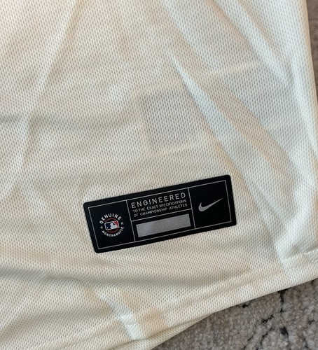 Nike Authentic San Francisco Giants Cream MLB Baseball Jersey Men's Sz: L - Picture 4 of 5