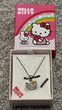 Sanrio Hello Kitty Sterling Silver Birthstone Necklace NIB November