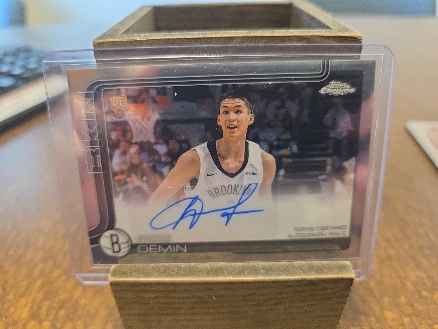 Egor Demin 2025-26 Topps Chrome Rookie Auto #TCAR-ED