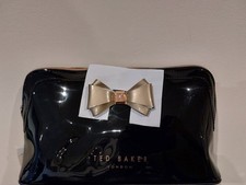 New Ted Baker Black Bow Wash Bag Make up