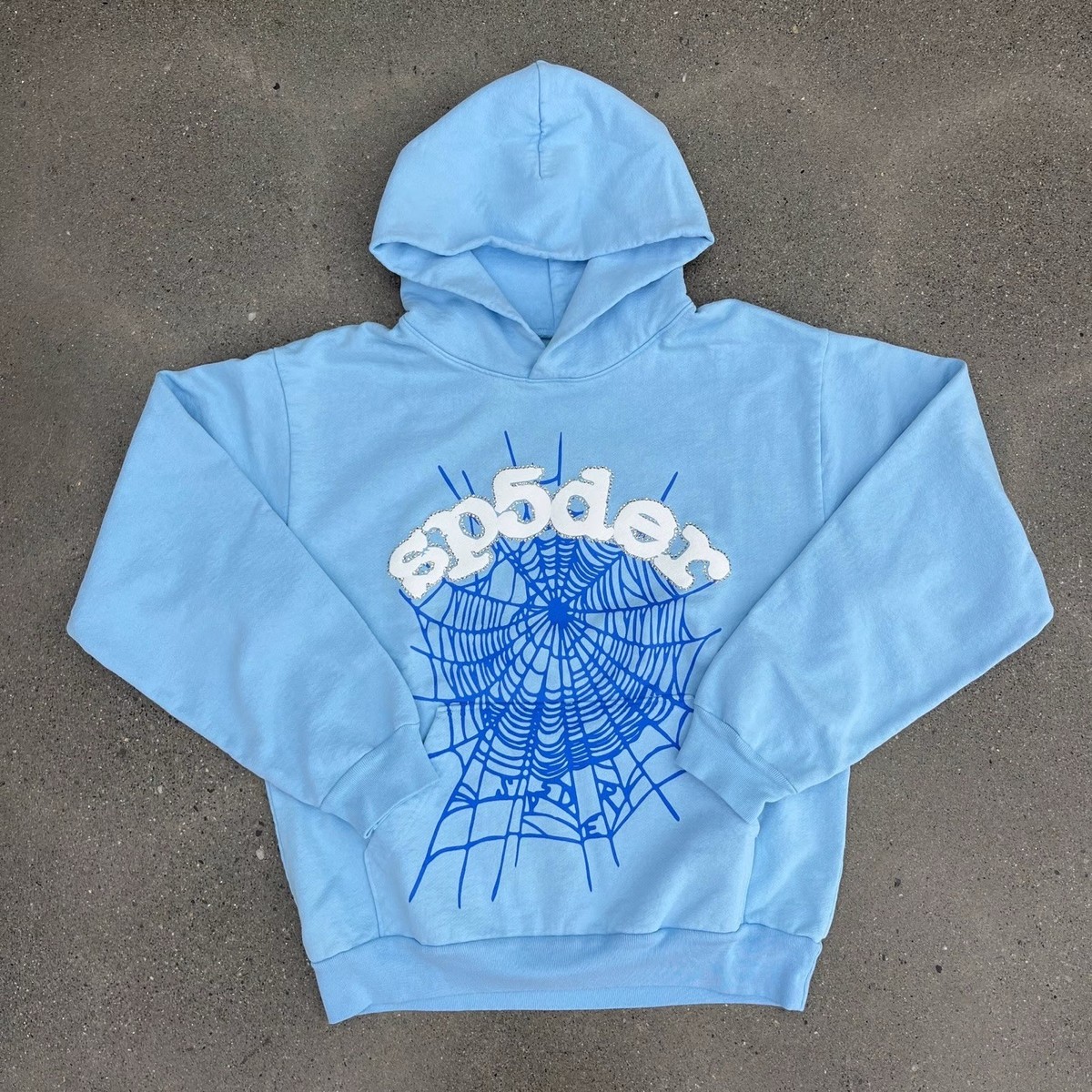 sp5der スカイブルー パーカー S BRAND NEW* Spider Hoodie Sky Blue Sp5der (Size Medium) | eBay