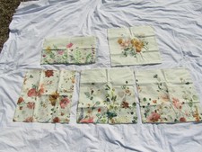 5 Spring Time Floral  Pillow Cases Covers Single Sided  New 20" X 11"  17" X