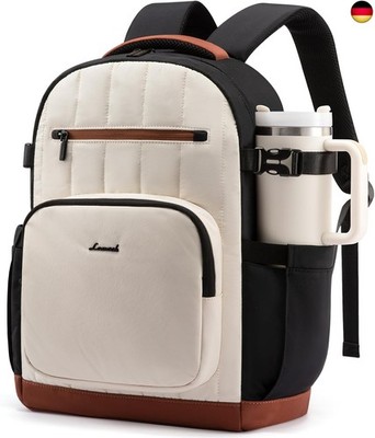 LOVEVOOK Rucksack Damen, Laptop Schulrucksack Mädchen mit Laptopfach, 