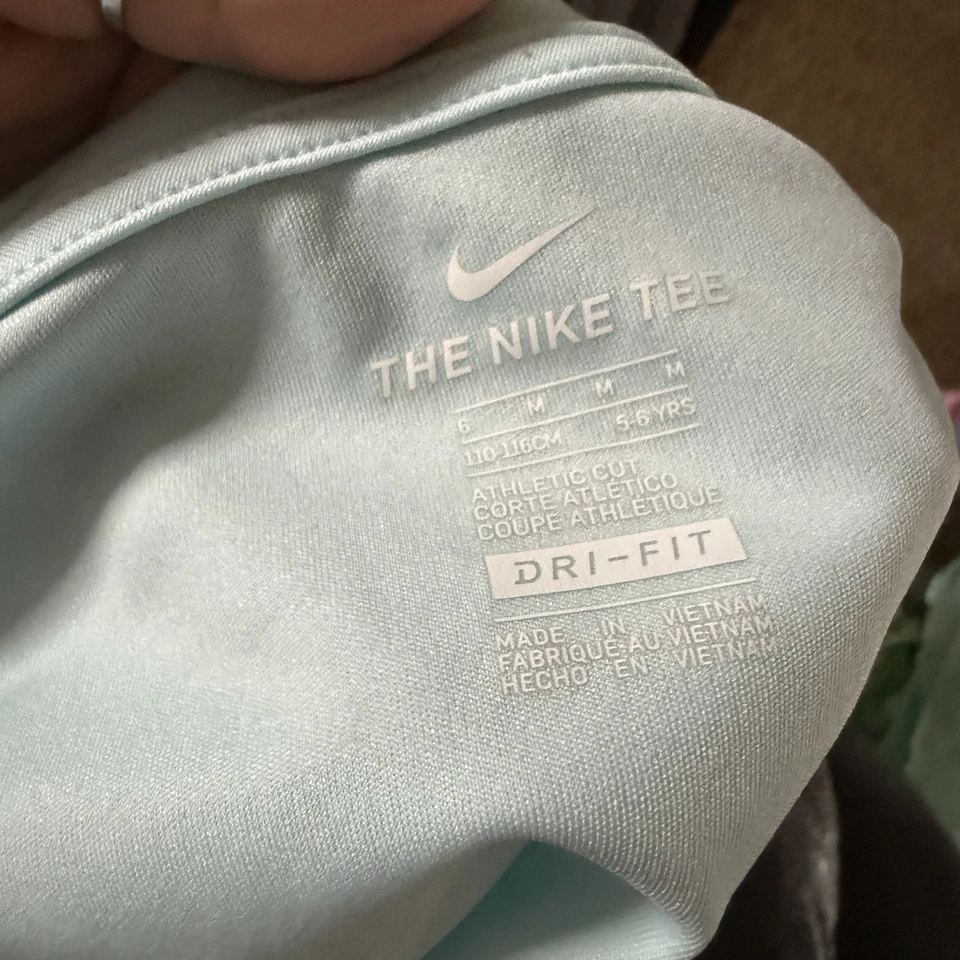 Nike Camisa Juvenil Pequeña Azul Blanco Dri-Fit Manga Larga Gato Jack Sudadera con Capucha Pantalones Lote Foto 3 de 4